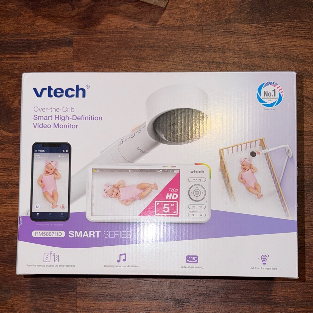 VTech White Smart High-Definition Video Monitor
